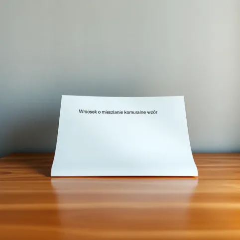 Wniosek o mieszkanie komunalne wzór